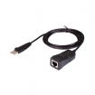 UC232B-AT USB 2.0-Adapter Straight USB Type A - RJ45 Zwart