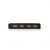UHUBU2730BK USB-Hub | 7-Poorts poort(en) | USB 2.0 | Netvoeding / USB Gevoed | 7x USB