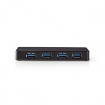 UHUBU3420BK USB-Hub | 4-Poorts | USB 3.0 | Netvoeding / USB Gevoed | 4x USB