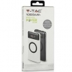 PO3506042 V-TAC POWERBANK 10000MA MET LCD EN QI LADER