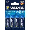 VARTA-4906/4B Alkaline Batterij AA 1.5 V High Energy 4-Blister