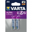 VARTA-6106/2B Lithium Batterij AA | 1.5 V | 2900 mAh | 2-Blisterkaart | Grijs / Zilver