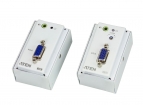 VE157-AT-G VGA/Audio Cat 5-verlenger met MK-muurplaat (1280 x 1024 bij 150 m)