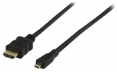 VGVP34700B30 High Speed HDMI kabel met Ethernet HDMI-Connector - HDMI Micro-Connector Male 3.00 m Zwart