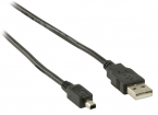 VLCP60220B20 USB 2.0 Kabel USB A Male - Mitsumi 4-Pins Male 2.00 m Zwart