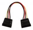 VLCP73192V015 Interne Stroomkabel SATA 15-Pins Female - SATA 15-Pins Female 0.15 m