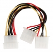 VLCP74020V015 Interne Stroomkabel Molex Male - 2x Molex Female 0.15 m