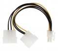 VLCP74210V015 Interne Stroomkabel 2x Molex Male - PCI Express Female 0.15 m
