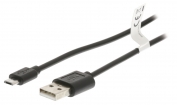 VLCT60500B30 USB 2.0 Kabel USB A Male - Micro-B Male 3.00 m Zwart
