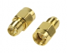 VLSP02112A SMA-Adapter RP SMA Male naar SMA Male Goud