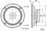 VS-BG13P BG 13 P - 8 Ohm - 13 cm (5") full-range luidspreker