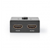 VSWI3482AT HDMI™-Switch | 3 poort(en) | 1 x HDMI™ Input / 2x HDMI™ Input | 1x HDMI™ Output / 2x HDMI™ Output | 4K@60Hz | 6 Gbps | Metaal | Antraciet