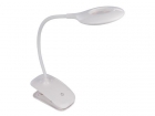 VTLLAMP15 LED-BUREAULAMP - OPLAADBAAR - DIMBAAR - 20 LEDs - WIT