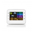 WEST402WT Weerstation | Binnen & Buiten | Inclusief draadloze weersensor | Weersvoorspelling | Tijdweergave | LCD-Kleurenscherm | Wekkerfunctie