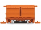 WG222500 FIXING CARRIER FOR 2- TO 5-POLE COMPACT CONNECTORS, ORANGE