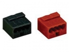 WG243804 MICRO-DRAADCONNECTOR VOOR VERDEELDOZEN 4-ADERIG KLEMMENBLOK, ROOD