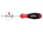 WH00684 Wiha Schroevendraaier SoftFinish sleufkop met ronde schacht voor diepliggende schroeven (00684) 2,0 mm x 65 mm