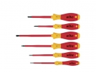 WH38362 Wiha Schroevendraaierset SoftFinish electric slimFix sleufkop, Phillips, PlusMin/Pozidriv 6-delig (38362)