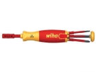 WH38610 Wiha Schroevendraaier met bitmagazijn LiftUp electric sleufkop, Phillips met 6 slimBits (38610)