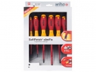 WH41245 WIHA - SCHROEVENDRAAIERSET SOFTFINISH ELECTRIC SLIMFIX - TORX® TAMPER RESISTANT (MET BORING) - 6-delig