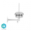WIFICO030CWT SmartLife Camera voor Buiten | Wi-Fi | Full HD 1080p | IP67 | Cloud Opslag (optioneel) / microSD (niet inbegrepen) | 12 V DC | Met bewegingssensor | Nachtzicht | Android™ / IOS | Wit