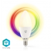 WIFILRC10E14 SmartLife Multicolour Lamp | Wi-Fi | E14 | 470 lm | 4.9 W | RGB / Warm tot Koel Wit | 2700 - 6500 K | Android™ / IOS | Kaars | 1 Stuks