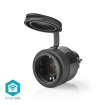 WIFIPO110FBK SmartLife Smart Stekker | Wi-Fi | IP44 | 3680 W | Randaarde stekker / Type F (CEE 7/7) | -5 - 40 °C | Android™ / IOS | Zwart