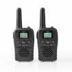 WLTK1000BK Walkie talkie Set | 2 Handsets | Tot 10 km | Frequentiekanalen: 8 | PTT / VOX | tot 3 uur | Zwart