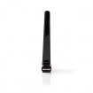 WSNWA600BK Netwerk-Dongel | Wi-Fi | AC600 | 2.4/5 GHz (Dual Band) | USB2.0 | Wi-Fi-snelheid totaal: 600 Mbps | Windows 10 / Windows 7 / Windows 8