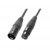 TS176036 Connex Kabel XLR Male - Female 30m Zwart