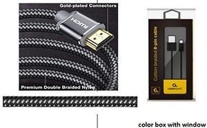 HDMI KABEL 2.0 MALE-MALE 4K 7.5METER