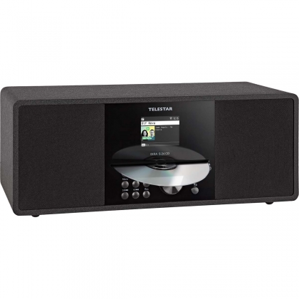 Telestar DIRA S 24 CD DAB+/FM Stereo Radio met CD-speler Zwart
