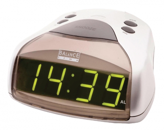 LED Wekker Digitaal Zilver