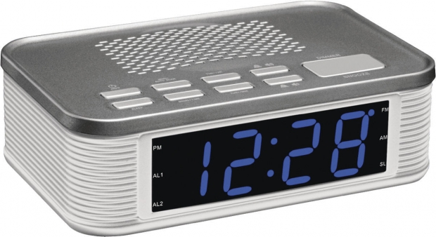 Wekkerradio Digitaal Zilver