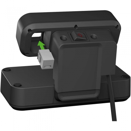 brennenstuhl®estilo Duplex socket, 2x Keystone modules, 10x veiligheidscontactdozen, zilver/zwart