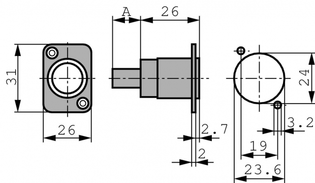 Omkeerbare USB 2.0 gender changer (type A en B), Nikkel D-behuizing