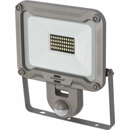 LED spot JARO 3050 P (LED breedstraler voor wandmontage, 30W, 2950lm, 6500K, IP54, met bewegingsmelder, gemaakt van hoogwaardig aluminium)