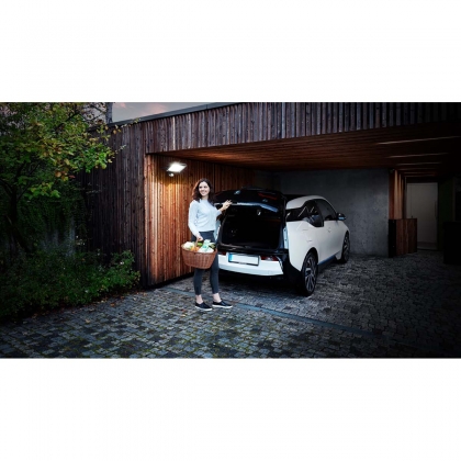 LED spot JARO 3050 P (LED breedstraler voor wandmontage, 30W, 2950lm, 6500K, IP54, met bewegingsmelder, gemaakt van hoogwaardig aluminium)