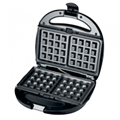 3 in 1 afneembaar tosti-apparaat 850W Zwart