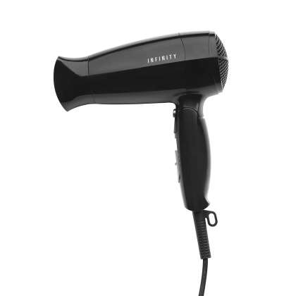 Haardroger met inklapbare handgreep 1600W Zwart