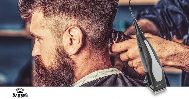 Tondeuse 15W voor baard- of hoofdhaar Zwart