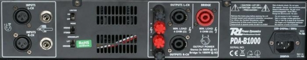 PDA-B1000 Professionele versterker