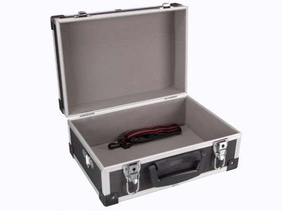 ALUMINIUM GEREEDSCHAPSKOFFER - 320 x 230 x 155 mm - 11,4 L - ZWART