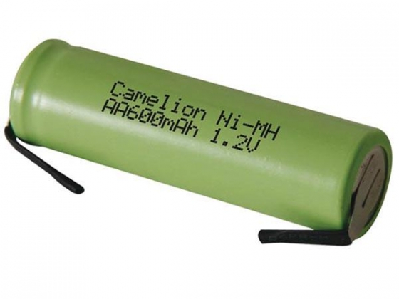 Ni-MH BATTERIJ 1.2V-2000mAh MET SOLDEERLIPPEN (bulk)