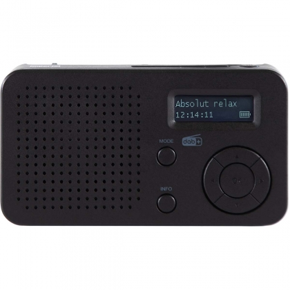DABMAN 17 draagbare DAB+/FM-radio met Bluetooth zwart