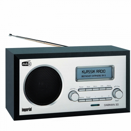 DABMAN 30 Zwart DAB+ / FM