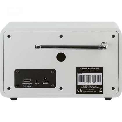 DABMAN 100 DAB+ / FM-radio Wit
