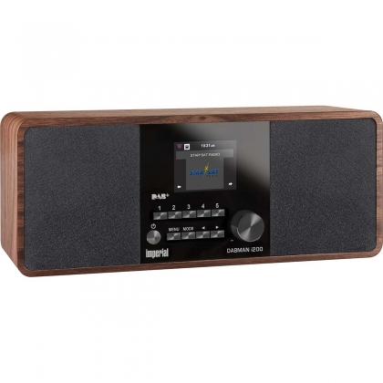 DABMAN i200 Multifunctionele Stereo Radio DAB+ / FM / Internet Houtlook