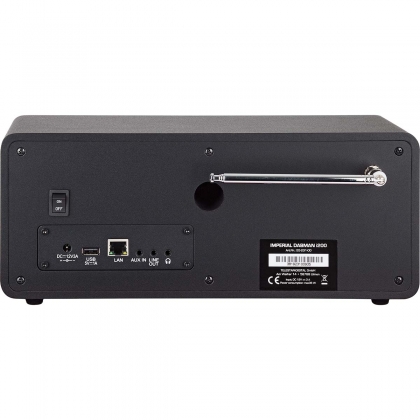 DABMAN i200 Multifunctionele Stereo Radio DAB+ / FM / Internet Zwart