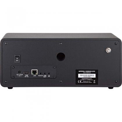 DABMAN i200 Multifunctionele Stereo Radio DAB+ / FM / Internet Zwart